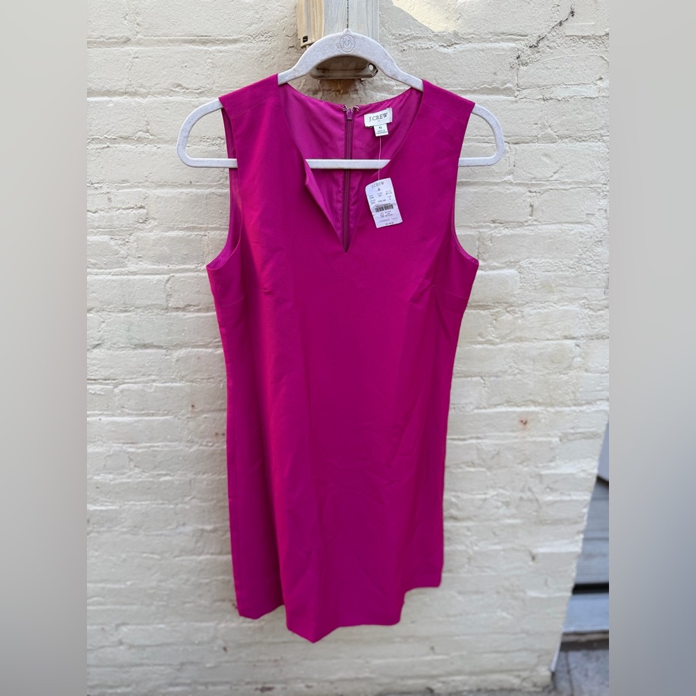 NWT Gorgeous, vibrant J.Crew v neck shift dress